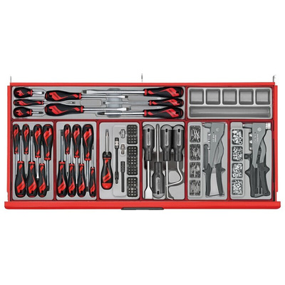 Teng Tools 1034 Piece Automotive Tool Kit Tool Kit with Foam Inlay, VDE Approved