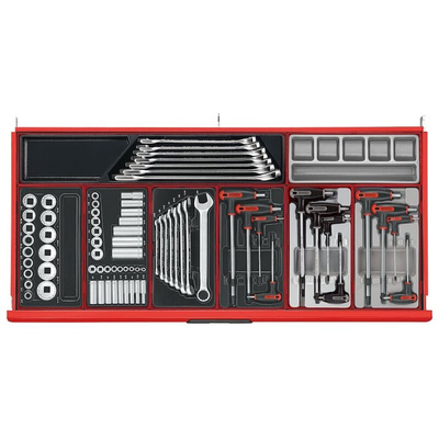 Teng Tools 1034 Piece Automotive Tool Kit Tool Kit with Foam Inlay, VDE Approved