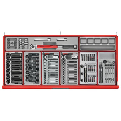 Teng Tools 1034 Piece Automotive Tool Kit Tool Kit with Foam Inlay, VDE Approved