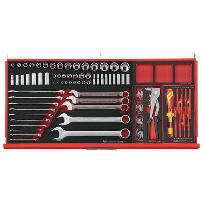 Teng Tools 846 Piece Automotive Tool Kit Tool Kit with Foam Inlay, VDE Approved