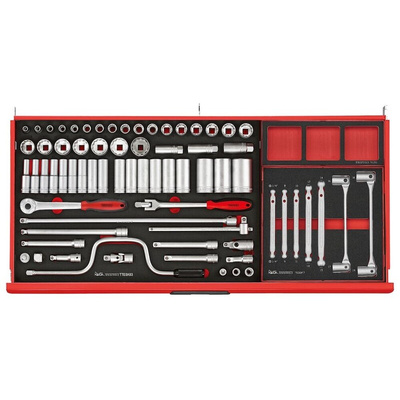 Teng Tools 846 Piece Automotive Tool Kit Tool Kit with Foam Inlay, VDE Approved