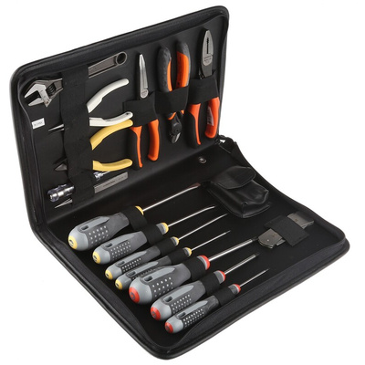 Bahco 17 Piece Electricians Tool Kit with Pouch