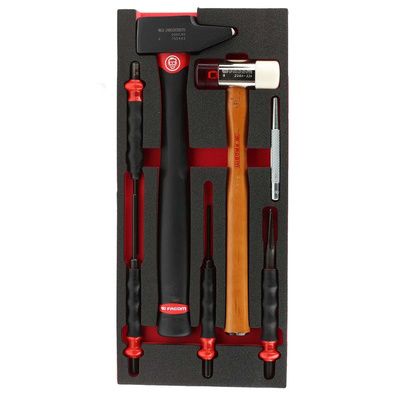 Facom 7 Piece Maintenance Tool Kit with Foam Inlay