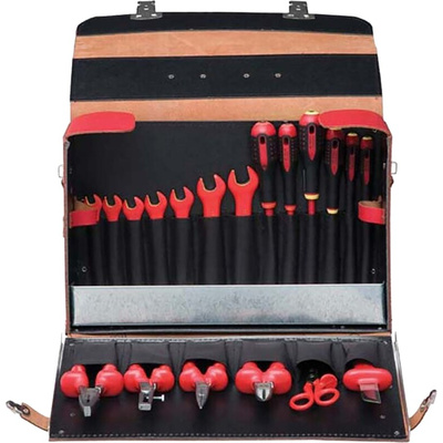 Bahco 19 Piece Electricians Tool Kit with Case, VDE Approved