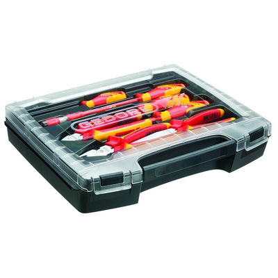 Gedore 8 Piece Electricians Tool Kit with Case, VDE Approved