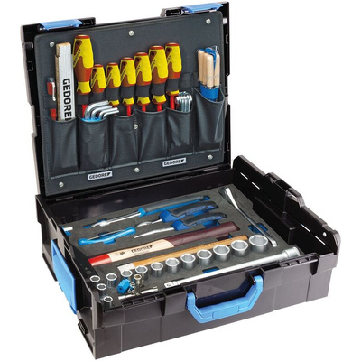 Gedore 58 Piece Engineers Tool Kit with Case, VDE Approved