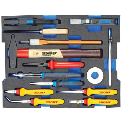 Gedore 36 Piece Electricians Tool Kit with Pouch, VDE Approved
