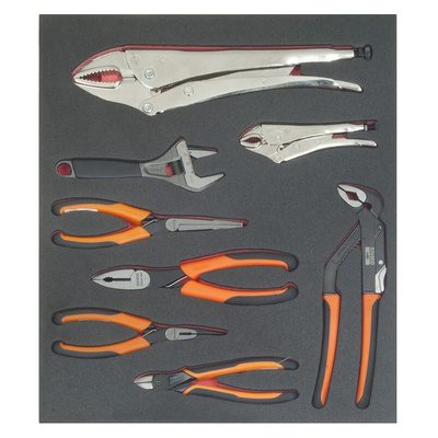 Bahco 8 Piece Maintenance Tool Kit with Foam Inlay