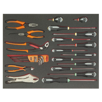 Bahco 25 Piece Maintenance Tool Kit with Foam Inlay