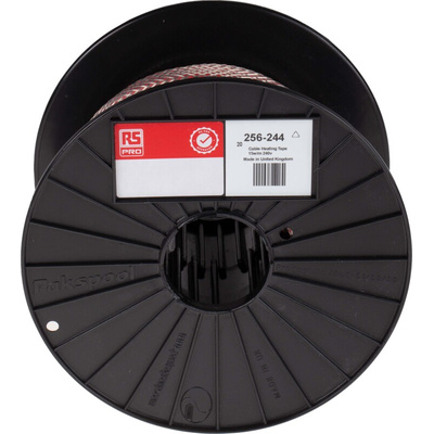 RS PRO Constant Wattage, Parallel Circuit Trace Heating Tape, 15W/m, 240V ac, -60 → +200 °C, 20m