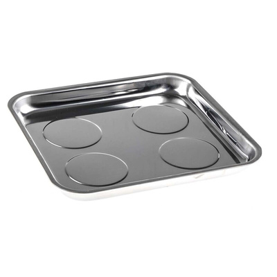 RS PRO Stainless Steel Tool Tray, inner Dimensions 330 x 250 x 30mm, W 330mm, L 250mm, H 30mm