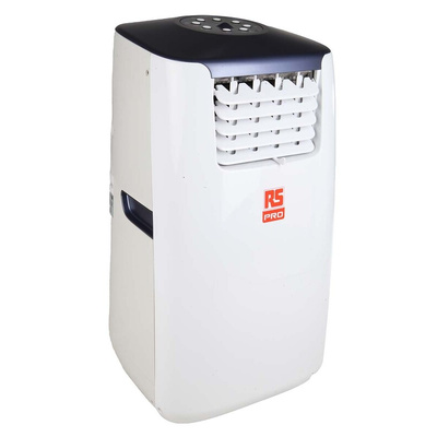 RS PRO 11500Btu/h Portable Air Conditioning Unit Type F - Schuko plug, Type G - British 3-pin
