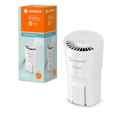 LEDVANCE HEPA Air Purifier, 38dB, USB