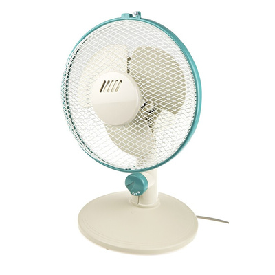 RS PRO Desk Fan 230mm blade diameter 2 speed 230 V with plug: Type G - British 3-pin