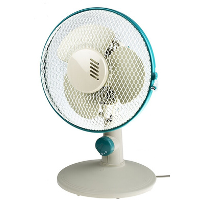 RS PRO Desk Fan 230mm blade diameter 2 speed 230 V with plug: Type C - European Plug