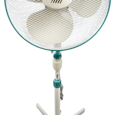 RS PRO Pedestal Fan 400mm blade diameter 3 speed 230 V with plug: Type C - European Plug