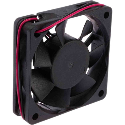 RS PRO Axial Fan, 24 V dc, DC Operation, 20.4m³/h, 1.2W, 30mA Max, 60 x 60 x 15mm