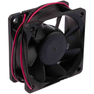 RS PRO Axial Fan, 24 V dc, DC Operation, 22.1m³/h, 1W, 60mA Max, 60 x 60 x 25mm