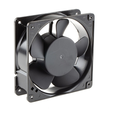 RS PRO Axial Fan, 230 V ac, AC Operation, 186.9m³/h, 15W, 90mA Max, 120 x 120 x 38mm