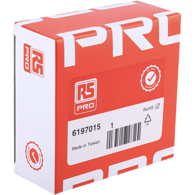 RS PRO Axial Fan, 230 V ac, AC Operation, 51m³/h, 12W, 60mA Max, 80 x 80 x 38mm
