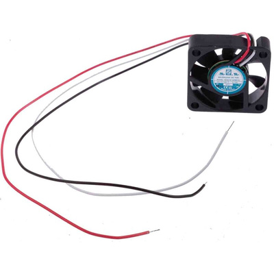 RS PRO Axial Fan, 12 V dc, DC Operation, 11.9m³/h, 1.2W, 100mA Max, 40 x 40 x 10mm