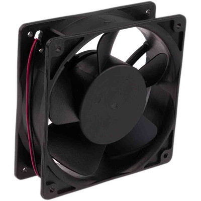 RS PRO Axial Fan, 24 V dc, DC Operation, 163.1m³/h, 4.8W, 230mA Max, 120 x 120 x 38mm