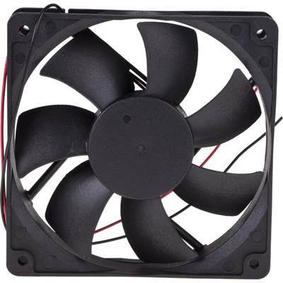 RS PRO Axial Fan, 24 V dc, DC Operation, 144.4m³/h, 5.8W, 240mA Max, 120 x 120 x 25mm