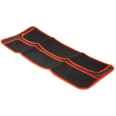 RS PRO Black Polyester Tool Roll, 650mm x 270mm