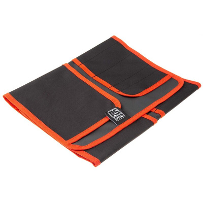 RS PRO Black Polyester Tool Roll, 650mm x 270mm