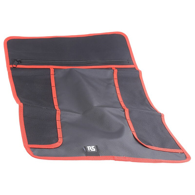 RS PRO Black Polyester Tool Roll, 580mm x 380mm