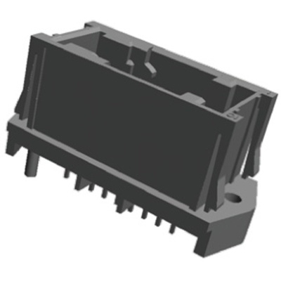 TE Connectivity, Micro Quadlock System Automotive Connector Plug 18 Way, Solder Termination