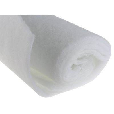 RS PRO Polyester Media Roll Filter, G3 Grade, 1000 x 2000 x 10mm