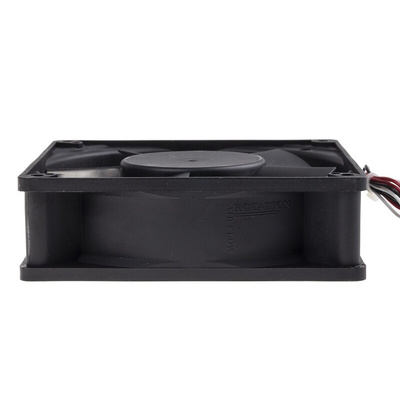 ARX CeraDyna Series Axial Fan, 24 V dc, DC Operation, 333m³/h, 20.4W, 1.7A Max, 127 x 127 x 38mm