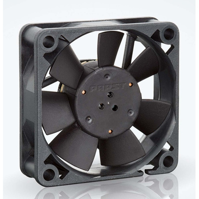 ebm-papst 500 F Series Axial Fan, 12 V dc, DC Operation, 20m³/h, 1W, IP20, 50 x 50 x 15mm