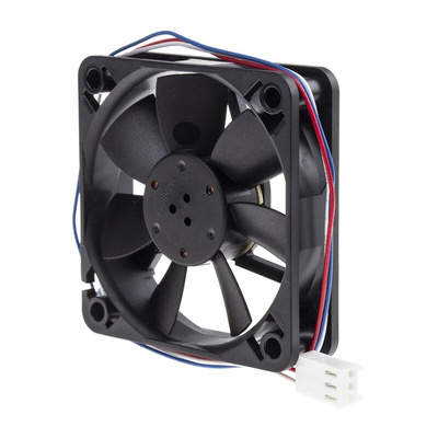 ebm-papst 600 F Series Axial Fan, 12 V dc, DC Operation, 27m³/h, 1W, 60 x 60 x 15mm