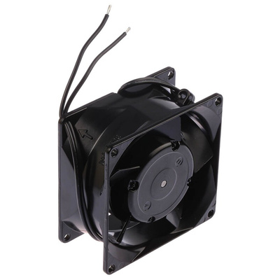 ebm-papst 8000 N Series Axial Fan Kit, 230 V ac, AC Operation, 50m³/h, 12W, 52mA Max, IP20, 80 x 80 x 38mm