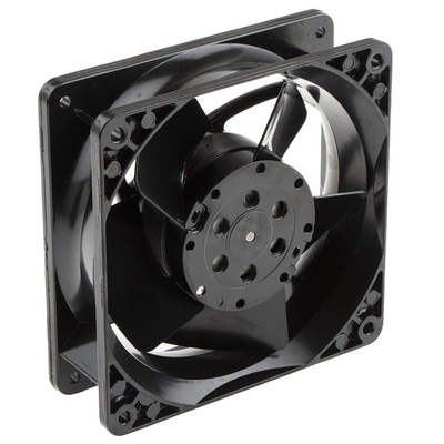 ebm-papst 4000 N Series Axial Fan, 230 V ac, AC Operation, 160m³/h, 19W, 83mA Max, IP20, 119 x 119 x 38mm