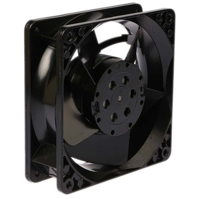 ebm-papst 4000 N Series Axial Fan, 115 V ac, AC Operation, 180m³/h, 18W, 157mA Max, 119 x 119 x 38mm