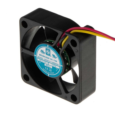 RS PRO Axial Fan, 12 V dc, DC Operation, 6.8m³/h, 840mW, 90mA Max, IP55, 30 x 30 x 10mm