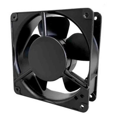 RS PRO Axial Fan, 230 V ac, AC Operation, 180.1m³/h, 15W, 0.08A Max, IP55, 120 x 120 x 38mm