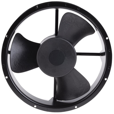 RS PRO Axial Fan, 230 V ac, AC Operation, 934.4m³/h, 33W, 140mA Max, 254 (Dia.) x 89mm