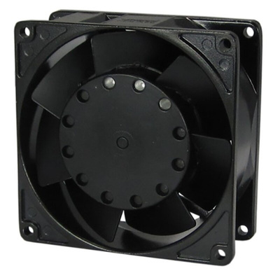 RS PRO Axial Fan, 230 V ac, AC Operation, 56m³/h, 13W, IP55, 80 x 80 x 38mm