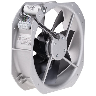 RS PRO Axial Fan, 230 V ac, AC Operation, 1919.9m³/h, 158W, 0.82A Max, IP55, 280 x 280 x 80mm