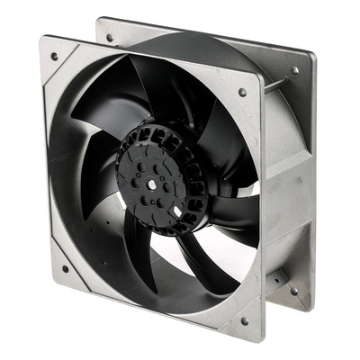 RS PRO Axial Fan, 230 V ac, AC Operation, 1002.4m³/h, 80W, IP56, 205 x 205 x 72mm