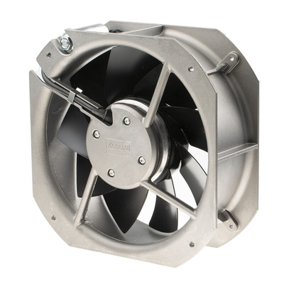 ebm-papst W2E200H Series Axial Fan, 230 V ac, AC Operation, 935m³/h, 64W, 225 x 225 x 80mm