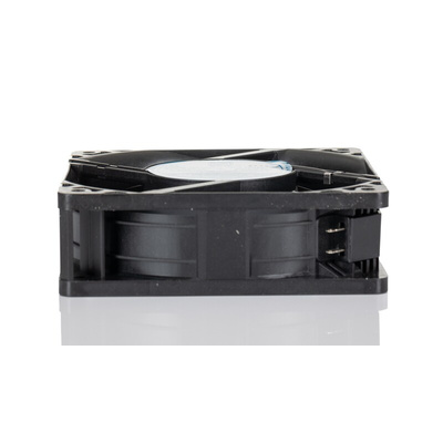 RS PRO Axial Fan, 90 → 265 V ac, AC Operation, 105 ± 15%cfm, 5.2 ± 15%W, 0.06 ± 15%A Max, 120 x 120 x 38mm