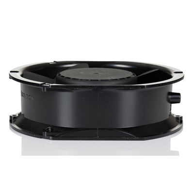 RS PRO Axial Fan, 230 V ac, AC Operation, 220 ± 15%cfm, 15 ± 15%W, 0.14 ± 15%A Max, 172 x 150 x 51mm