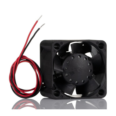 RS PRO Axial Fan, 24 V dc, DC Operation, 18.73cfm, 5.04W, 440mA Max, 40 x 40 x 28mm