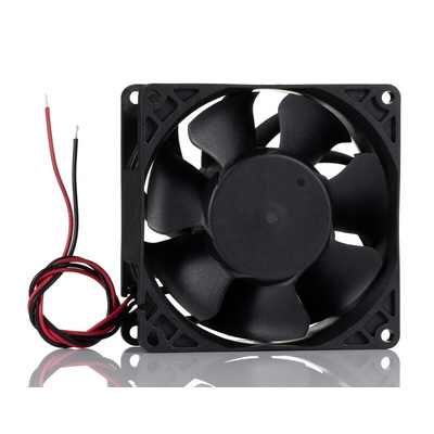 RS PRO Axial Fan, 24 V dc, DC Operation, 145.57cfm, 31.68W, 1.1A Max, 92 x 92 x 38mm