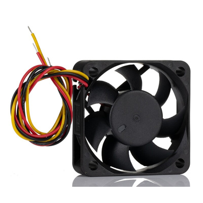 RS PRO Axial Fan, 24 V dc, DC Operation, 15cfm, 1.728W, 60mA Max, 50 x 50 x 15mm